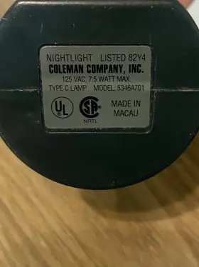 82Y4 COLEMAN Mini Lantern Night Light Sensor #3