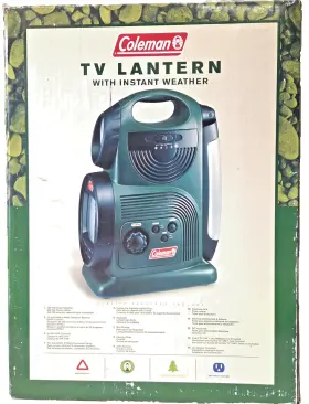841.337 COLEMAN Functional Tv Lantern Lamp Radio Siren Box