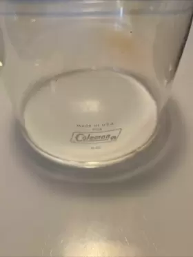 B-69 COLEMAN Globe Stained Mantle Lantern #2