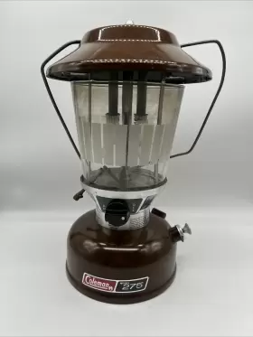 DATED-2-80 COLEMAN Lantern Double Mantle Globe