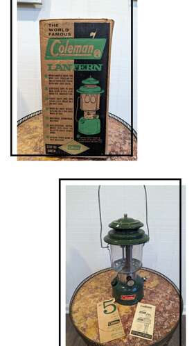 F220195 COLEMAN Double Mantle Floodlight Lantern Box