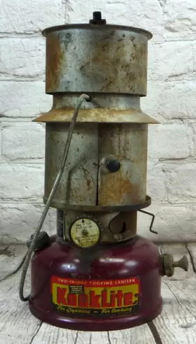 KL-2 COLEMAN Kooklite Lantern Cook Stove Repair Restore Globe