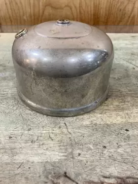 LZ327 COLEMAN Lantern Fount Dent Scratched Finish Degradation #3