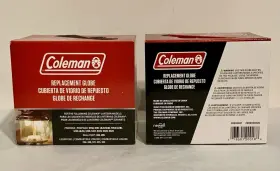 R214D0465 COLEMAN Lantern Glass Globes Dual Propane Fuel