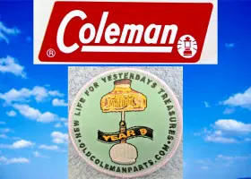 YEAR-9 COLEMAN Lantern Collector Patch Yesterdays Treasures