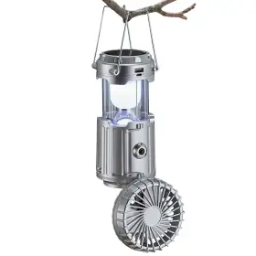 GM36397 COLLECTIONS ETC Led Solar Lantern Fan
