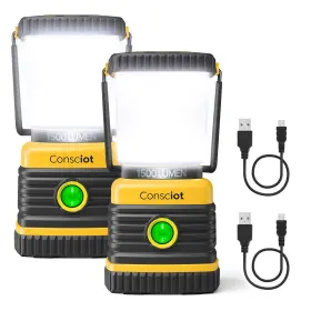 810175710655 CONSCIOT Led Camping Lantern Usb Rechargeable