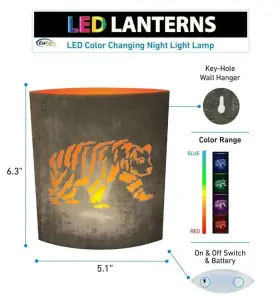 788679154230 COTA GLOBAL Bear Led Changing Lantern Night #2