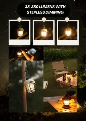 676821905802 CRAZY POWER Camping Lantern Rechargeable Led Mah #3