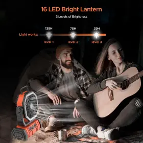 20000MAH CREIV Camping Fan Tent Led Lantern Battery Portabl #3