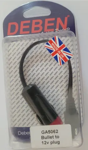 Deben Ga5062 Bullet To 12v Plug. Model