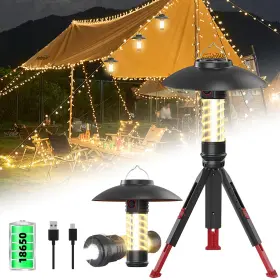YYD-001 DEIPTO Camping Lantern Rechargeable Tripod Ligh