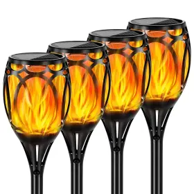 8212-2028 DONLINE Dn Circle Solar Torch Lights Waterproof Tor