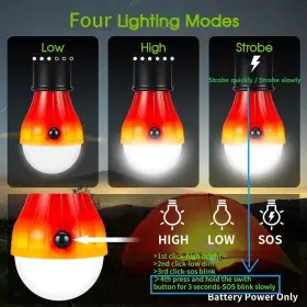 611714201739 DOUKEY Led Camping Lights Pack Tent Lanterns #3