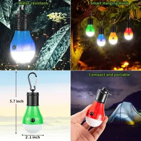 611714201937 DOUKEY Light Pack Camping Lantern Bulb Led Tent #2