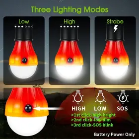 611714201937 DOUKEY Light Pack Camping Lantern Bulb Led Tent #3