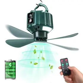 YA0023-10400 DUKUSEEK Tent Ceiling Fans Camping