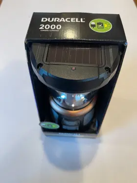 1652528 DURACELL Up Power Rechargable Lantern Solar