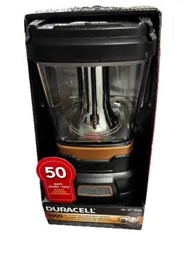 1985324 DURACELL Power Rechargeable Solar Led Lantern Runtime