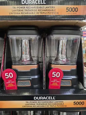 1985834 DURACELL Power Rechargeable Led Lantern Solar Usb