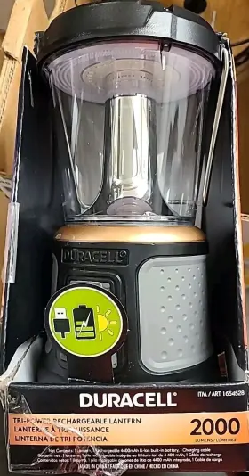 856318008425 DURACELL Power Rechargable Lantern Solar Battery