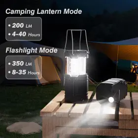 CL1000 E-COMMERCE CO Crank Solar Camping Lantern Ultra Bright #2