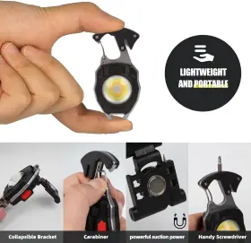 764003865935 E-SHIDAI Mini Flashlight Pack Rechargeable Light #3