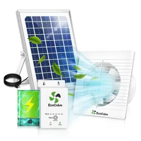 KP-EFKP-EF23124 ECOCALM Solar Fan Chicken Coop Battery