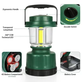 973365302789 ELESALL Led Camping Lantern Cob Battery Water #2