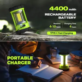 973365303717 ELESALL Camping Lantern Led Rechargeable Battery #3