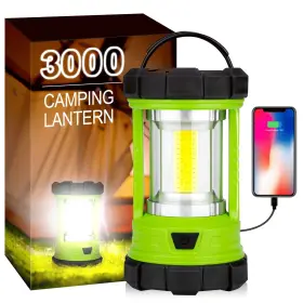 973365303717 ELESALL Camping Lantern Led Rechargeable Battery