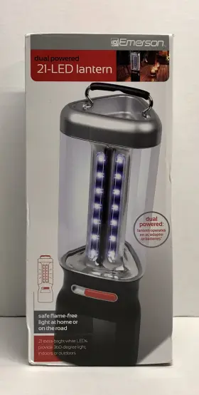21-LED EMERSON Dual Lantern Fold Down Handle Box