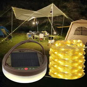 SCSL-001 ERUULE Solar Camping Lights Rechargeable Led Lantern