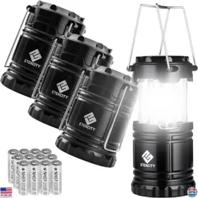 B01C5QSENQ ETEKCITY Camping Lanterns Pack Led Flashlights