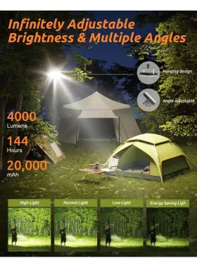 PB200-1 EVENTEK Led Camping Lantern Rechargeable Light #2
