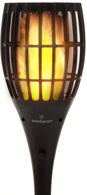 5060883460068 EVERBEAM Solar Torch Light Flickering Flame
