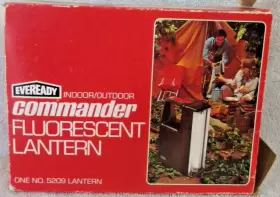 5209 EVEREADY Commander Fluorescent Lantern Box Camping