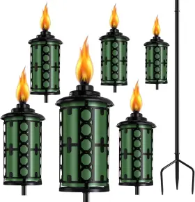 LSTT-MYD-06 FAN-TORCHES Garden Torch Pack