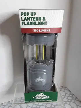 810080490017 FLASH Pop Up Lantern Flashlight Cascade Mountain