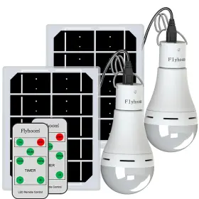 606682581914 FLYHOOM Solar Light Bulbs Chicken Coop Lig