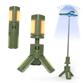 Z3-001 FM Rechargeable Camping Light Stand Telescopic Lantern