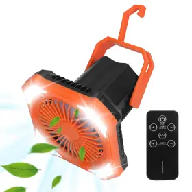 691303836832 FRESH FAB FINDS Camping Lantern Fan Rechargeable