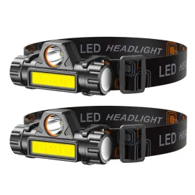 691303836900 FRESH FAB FINDS Rechargeable Headlamp Waterproof