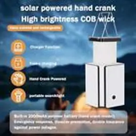 313056856829 GARAGEANGLE Solar Led Rechargeable Emergency #3