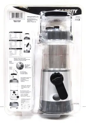 KP052G GARRITY Rechargeable Crank Lantern Am Fm Radio #2