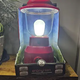 030878110129 GE Enbrighten Led Camping Lantern Battery Box