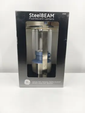 17020 GE Steelbeam Fluorescent Lantern Battery Steel Handheld