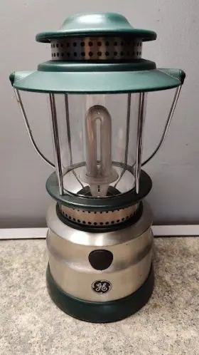 17050 GE Steelbeam Cfl Lantern Camping Power Outage Emergency
