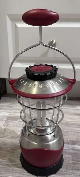 043168222235 GE STEELBEAM Steel Beam Fluorescent Lantern