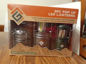 030698068372 GEAR UP Pop Led Lantern Set Cob Light Camping